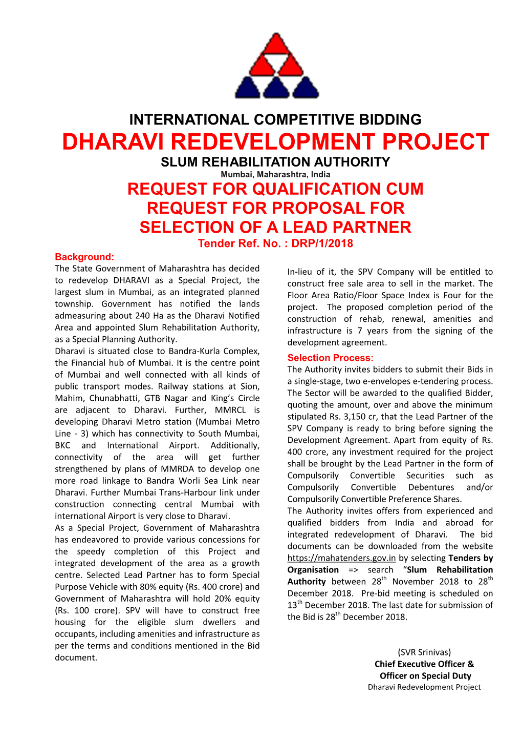 Dharavi Redevelopment Project