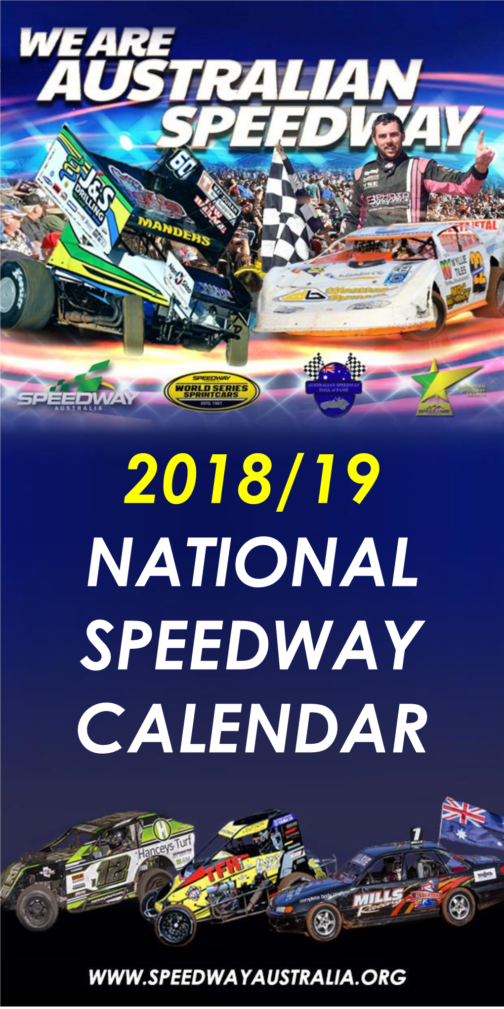2018/19 National Speedway Calendar