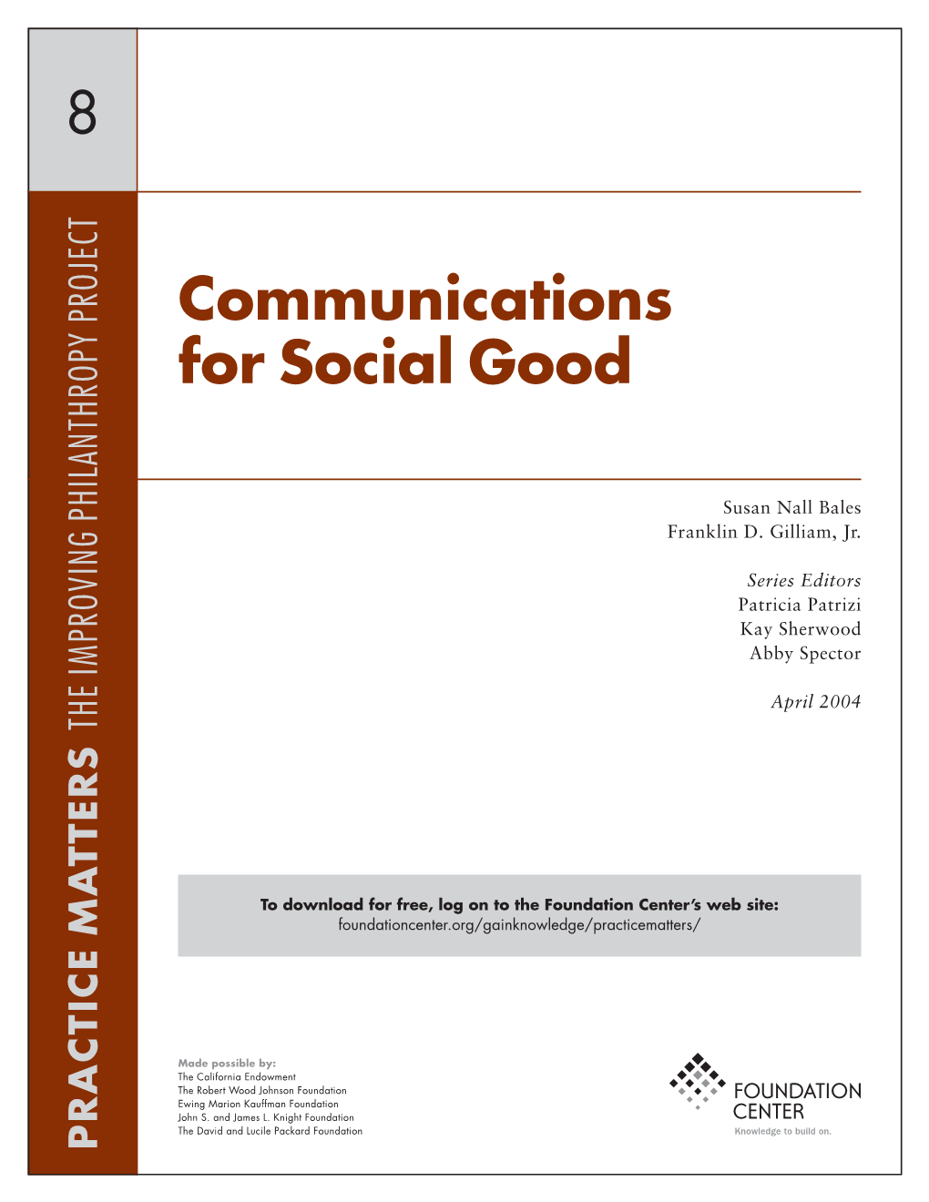 Communications for Social Good