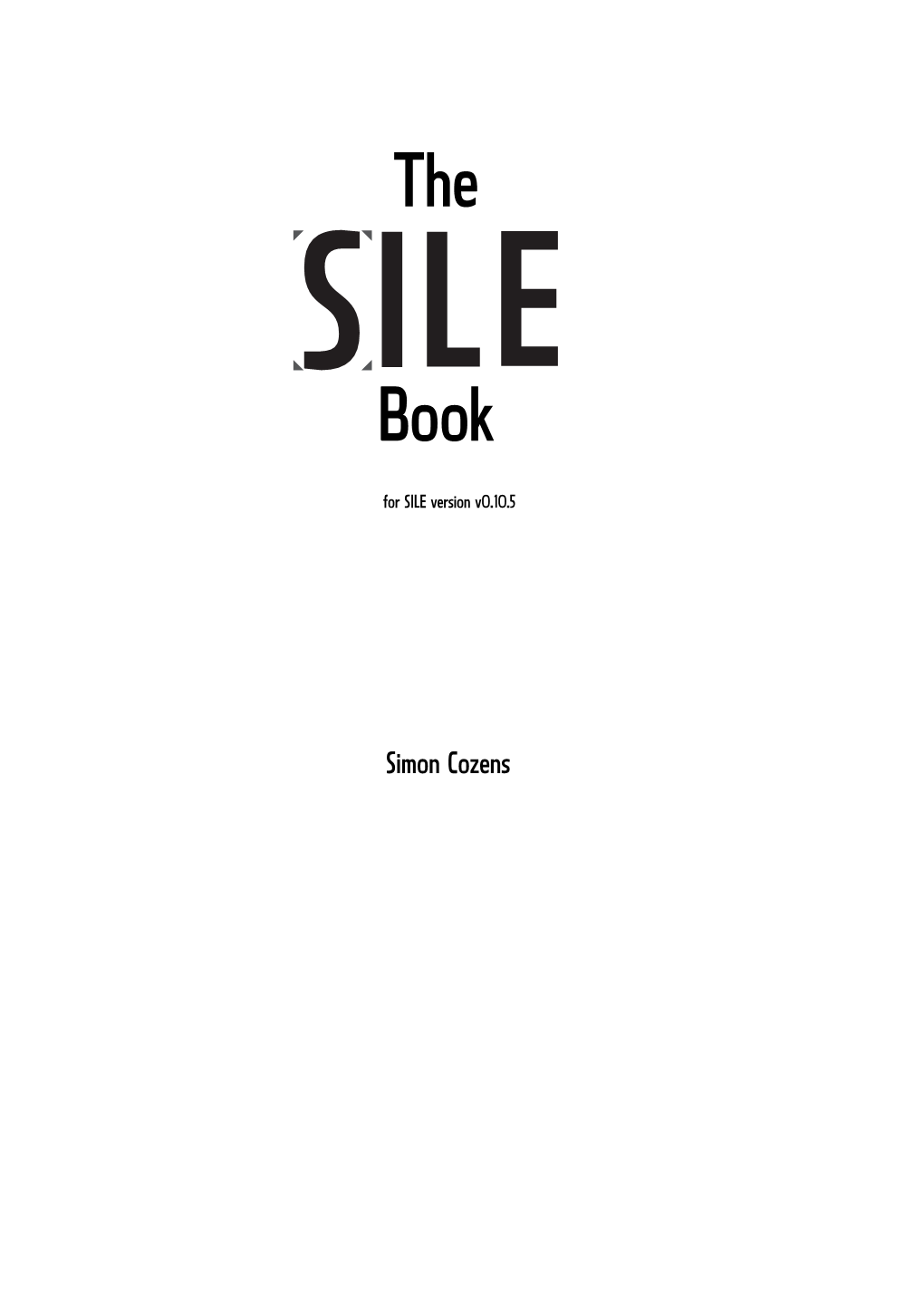 The SILE Book Class