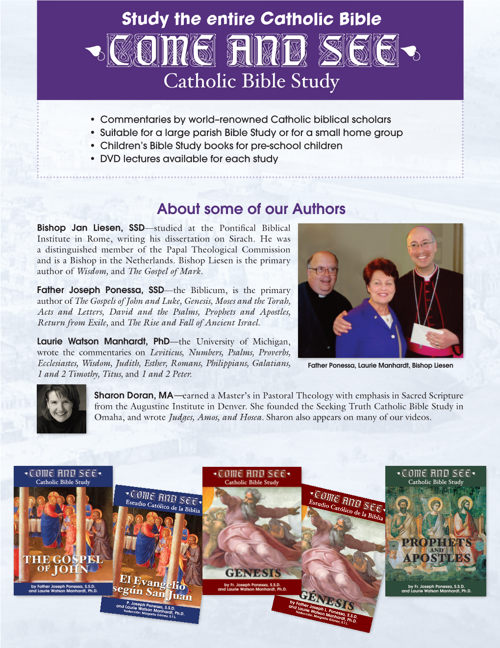 Come and See | Catholic Bible Study