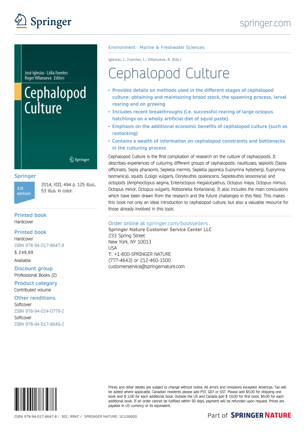 Cephalopod Culture