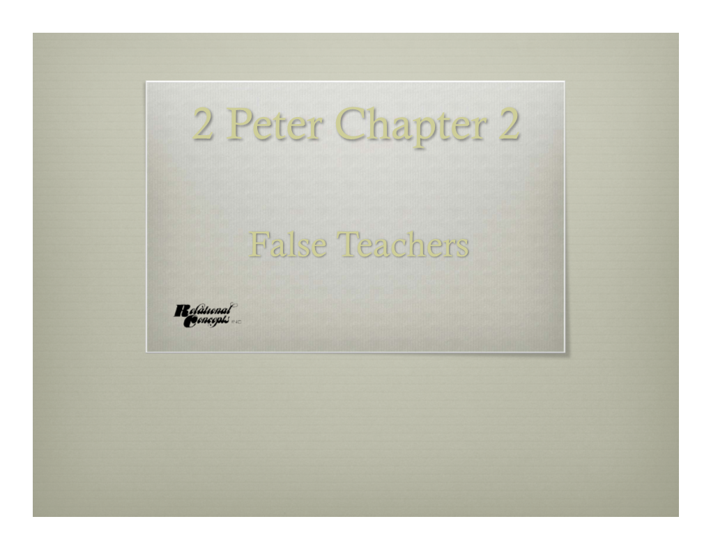 2 Peter 2.Pptx