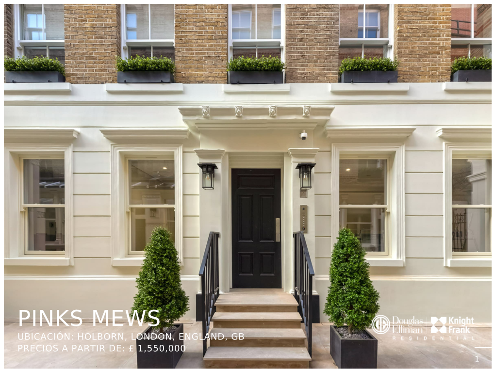 Pinks Mews Ubicación: Holborn, London, England, Gb Precios a Partir De: £ 1,550,000 1 Pinks Mews