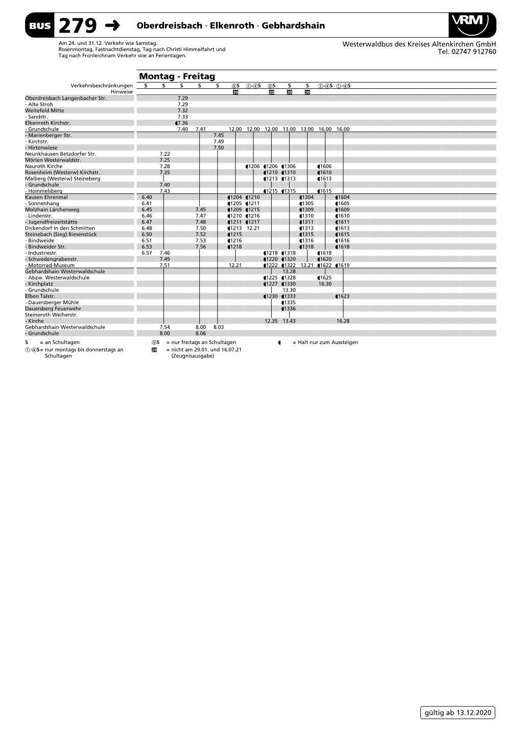 Oberdreisbach – Elkenroth – Gebhardshain