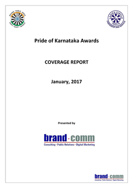 Pride of Karnataka Awards