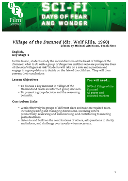 Village of the Damned (Dir