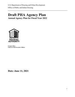 FY 2022 Draft Annual Plan