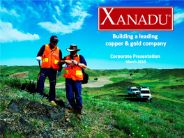 Building a Leading Copper & Gold Company