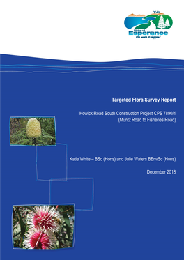 Targeted Flora Survey Report
