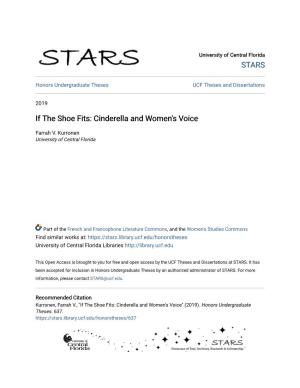 If the Shoe Fits: Cinderella and Women's Voice