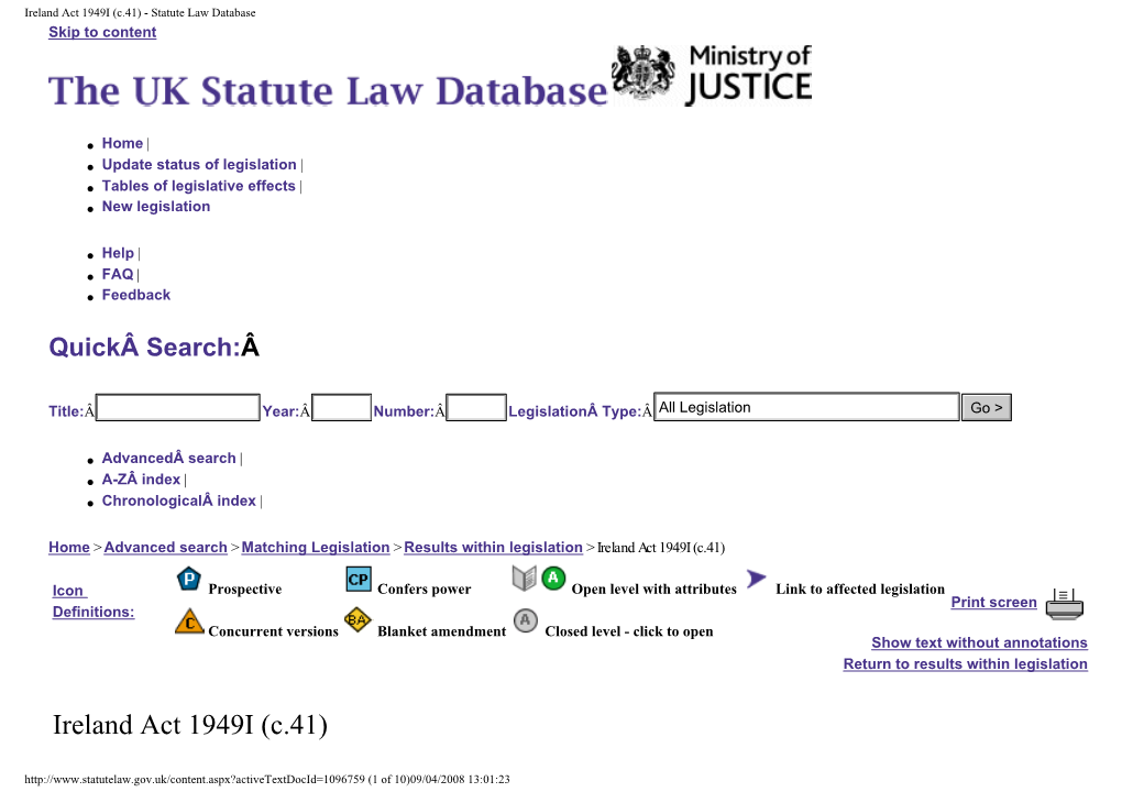 Statute Law Database Skip to Content