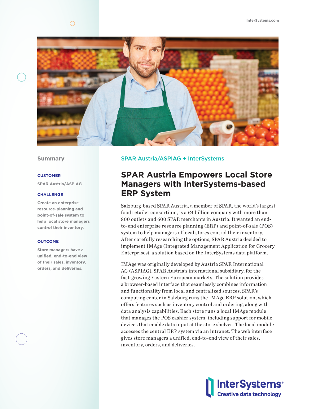 SPAR Austria Empowers Local Store Managers with Intersystems-Based