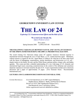 THE LAW of 24 Exploring U.S