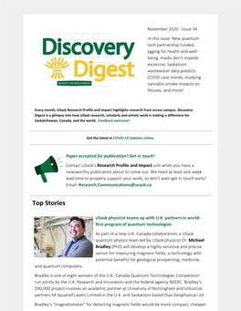 Usask Discovery Digest