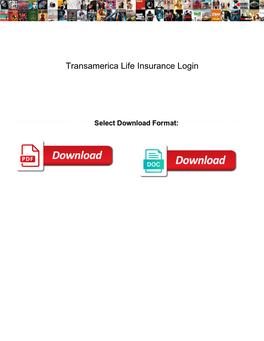 Transamerica Life Insurance Login