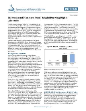 International Monetary Fund: Special Drawing Rights Allocation