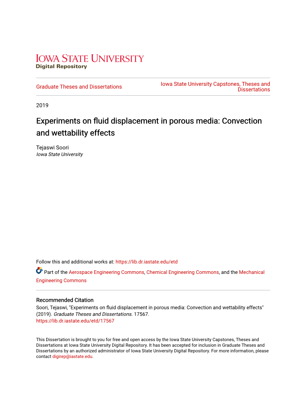 Experiments on Fluid Displacement in Porous Media: Convection and Wettability Effects