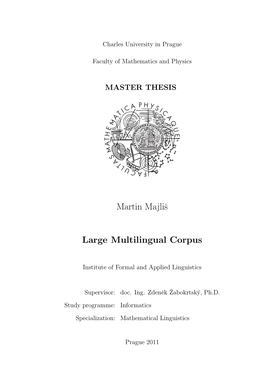 Large Multilingual Corpus