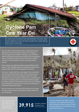 Cyclone Pam One Year On