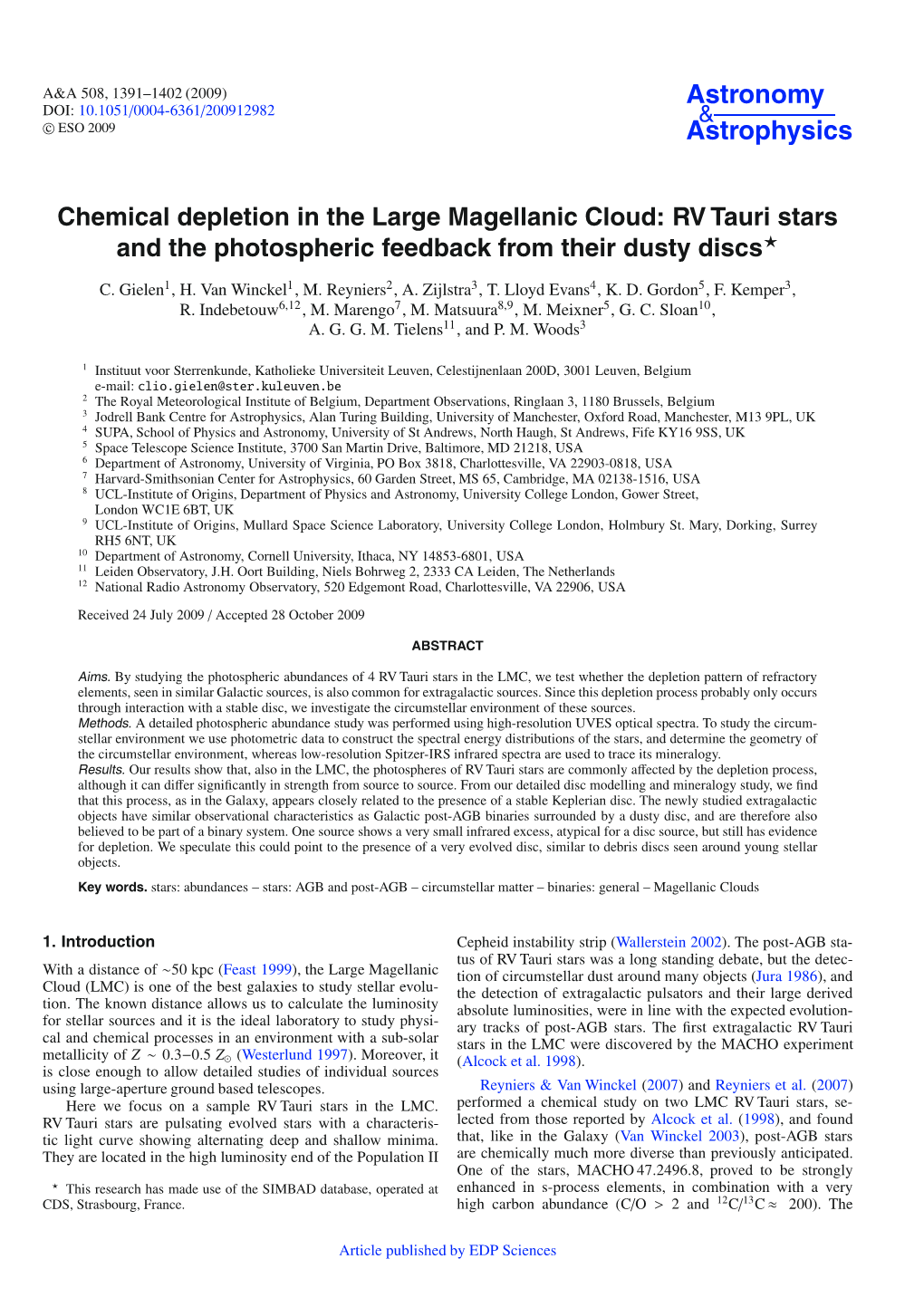 Chemical Depletion in the Large Magellanic Cloud: RV Tauri Stars and the Photospheric Feedback from Their Dusty Discs