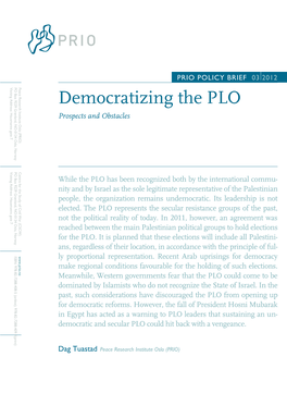 Democratizing the PLO