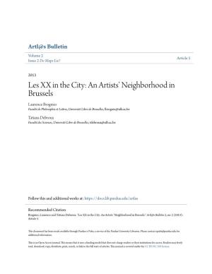 Les XX in the City: an Artists' Neighborhood in Brussels