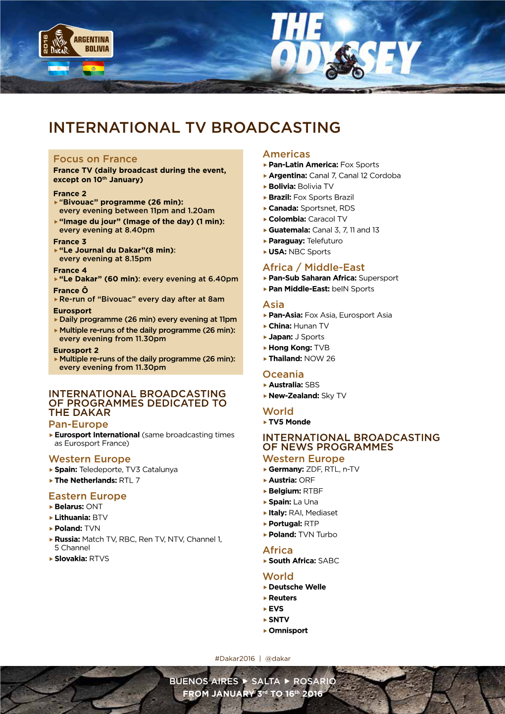 International Tv Broadcasting