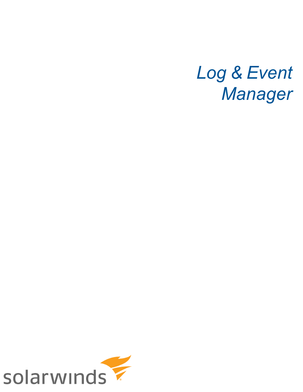 Log & Event Manager