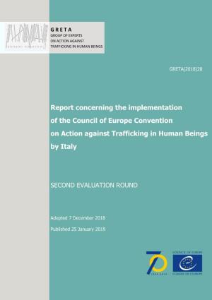 Action Against Trafficking in Human Beings by Italy
