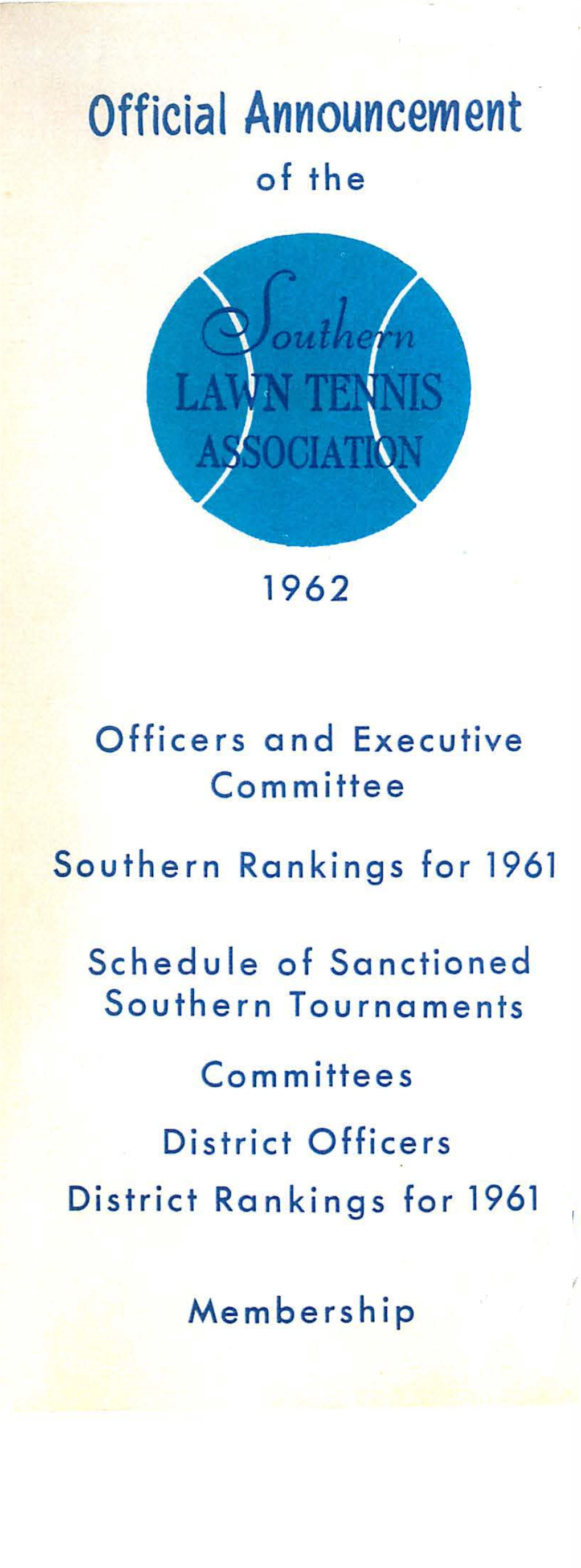 Southern Yearbook 1962 Info