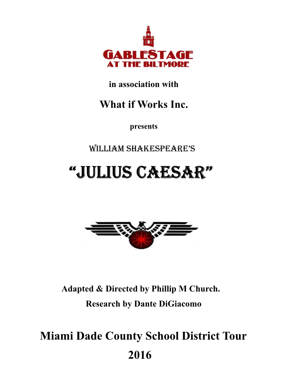 “Julius Caesar”