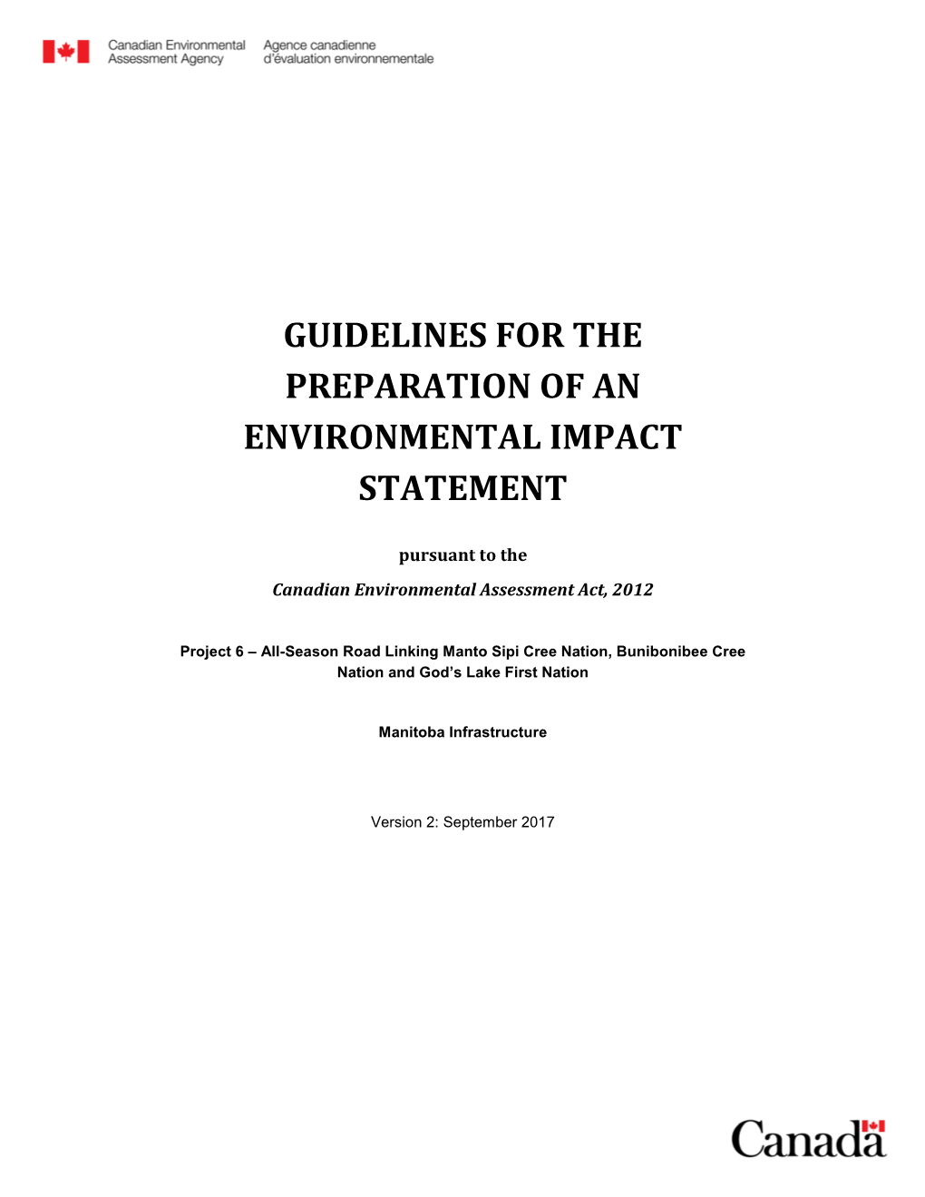 Content of the Environmental Impact Statement