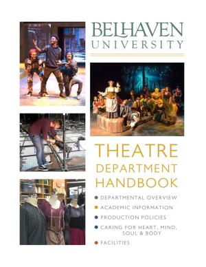 Theatre Department Handbook