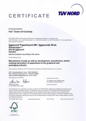Certificate Tuynord