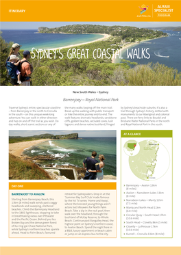 8 Days Sydney's Great Coastal Walk