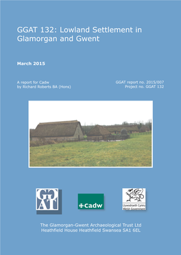 GGAT 132: Lowland Settlement in Glamorgan and Gwent