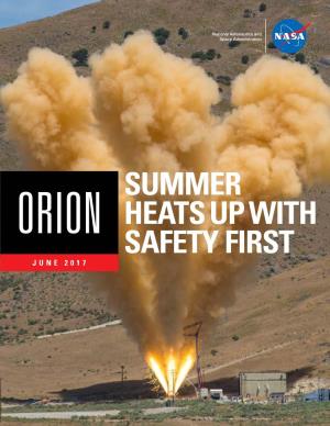 Test Version of Orion Crew Module to Validate Spacecraft Design
