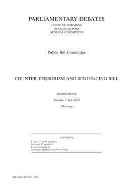 Counter-Terrorism and Sentencing Bill