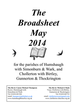 The Broadsheet May 2014