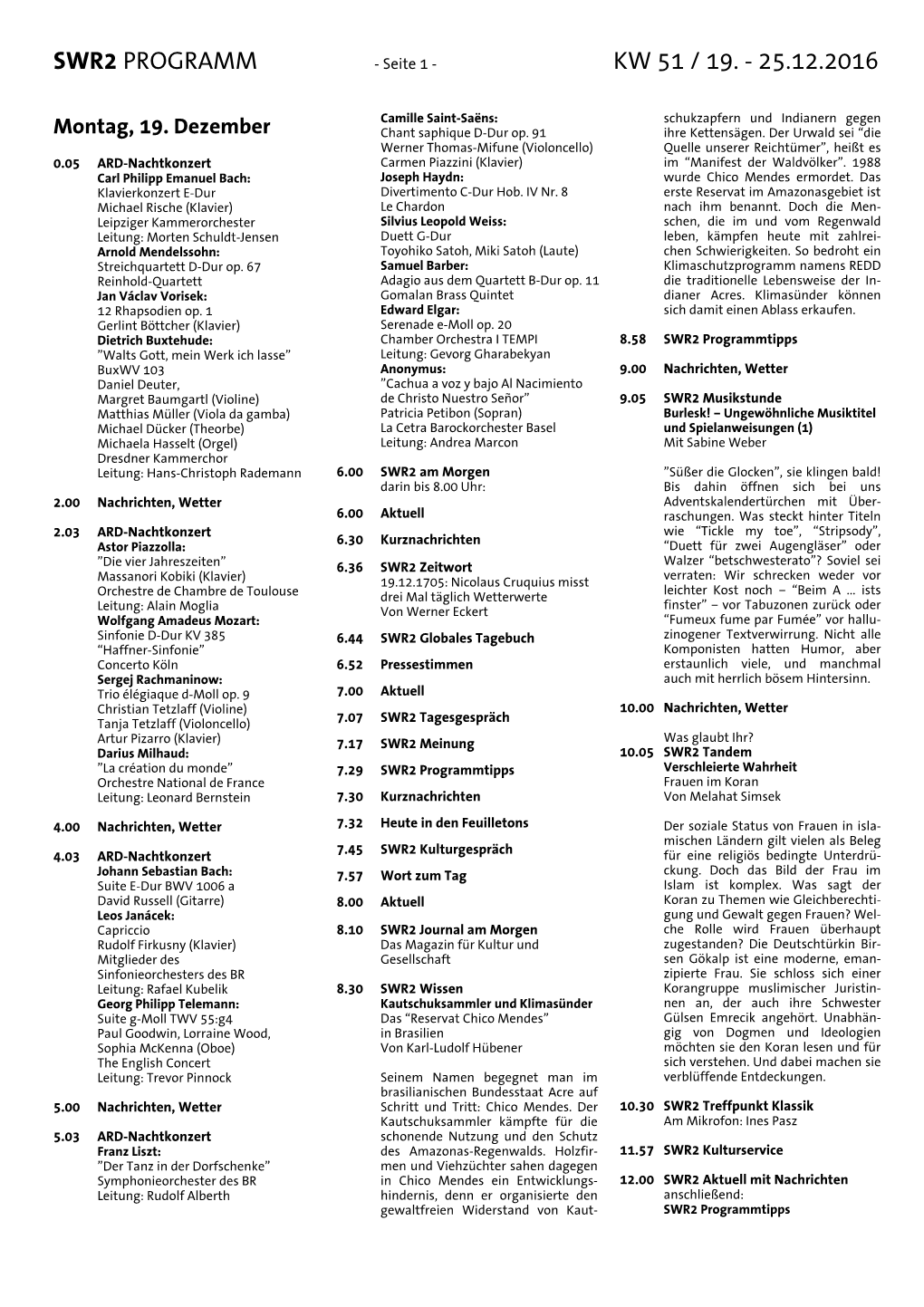 Swr2 Programm Kw 51