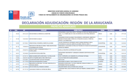 Planilla Publicación 2021 Araucanía