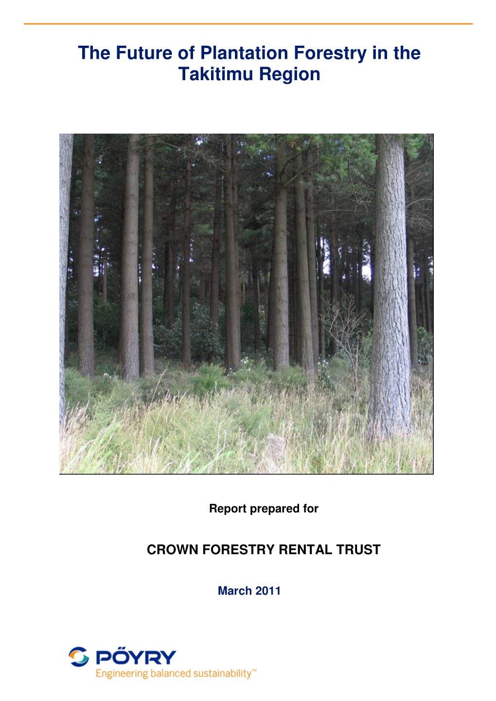 Takitimu Forestry Report