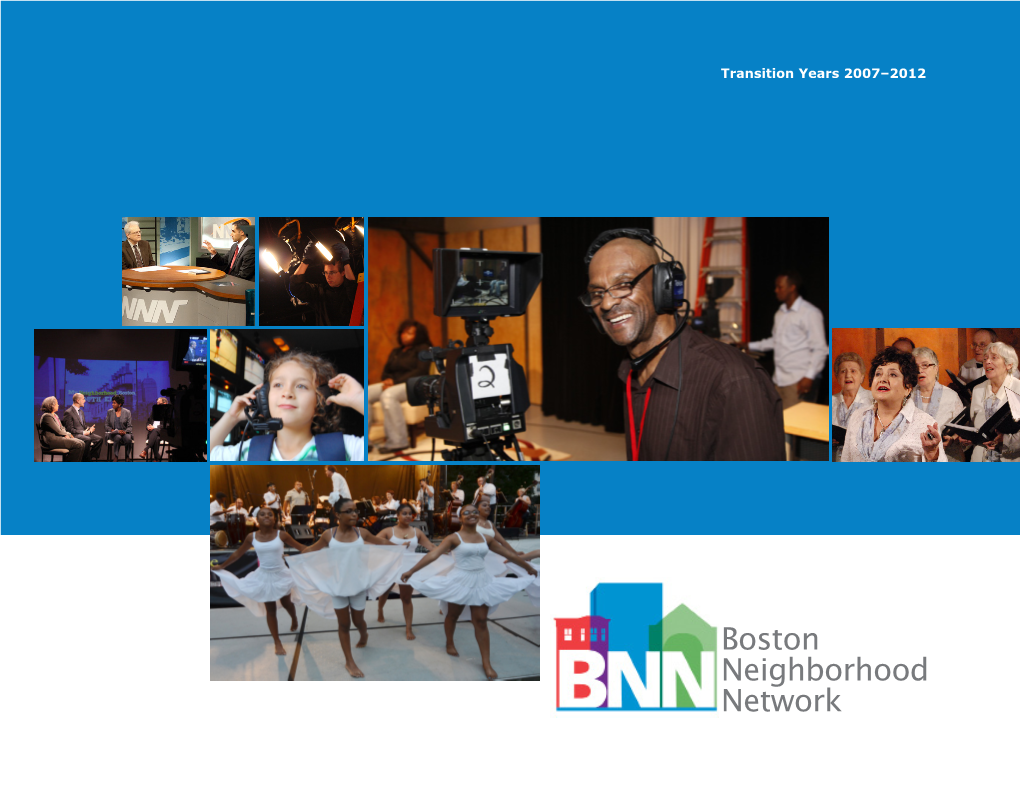 Boston Neighborhood Network Dear Friends