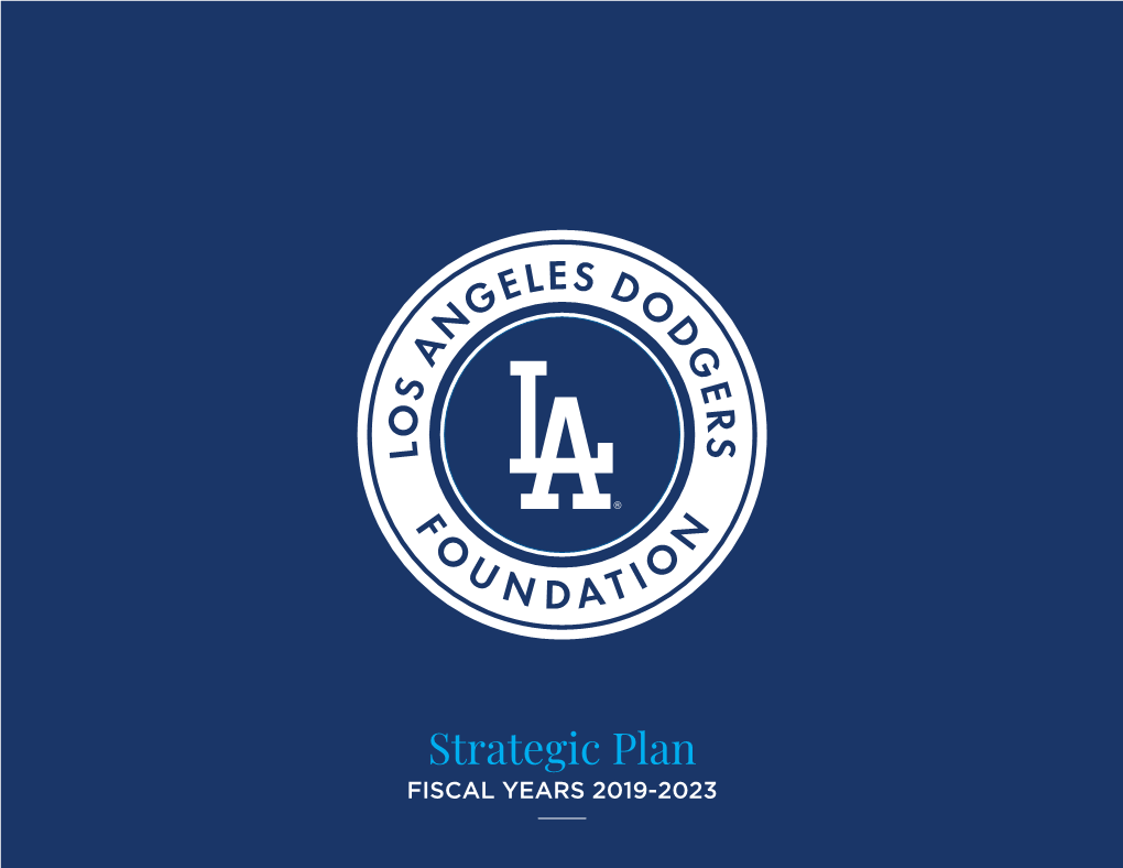 Strategic Plan FISCAL YEARS 2019-2023