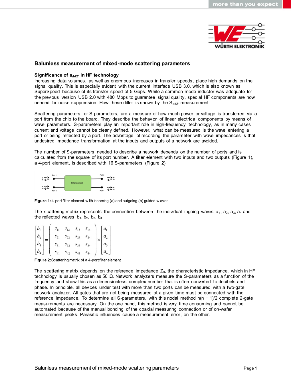 Balunless Measurement of Mixed-Mode Scattering Parameters