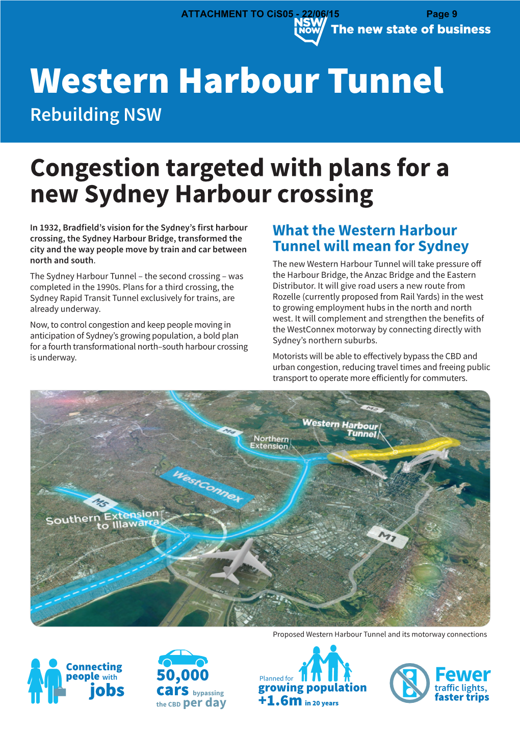 Western Harbour Tunnel Rebuilding NSW