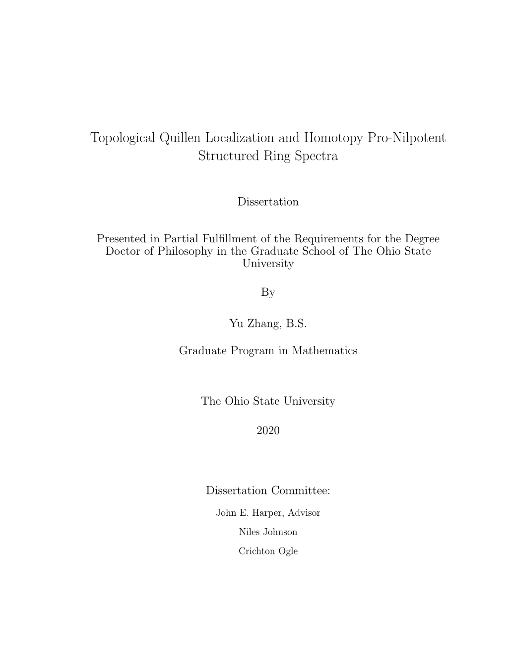 Topological Quillen Localization and Homotopy Pro-Nilpotent Structured Ring Spectra