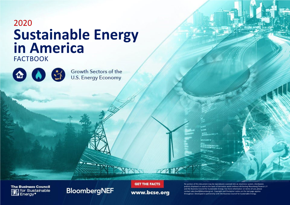 2019 Sustainable Energy in America Factbook