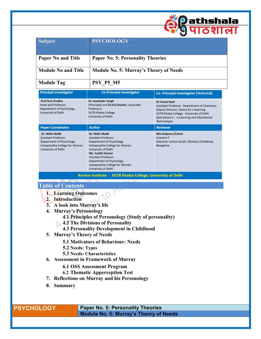 Bsc Chemistry